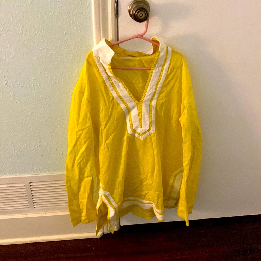 MICHAEL- Michael Kors Yellow Top Womens 6